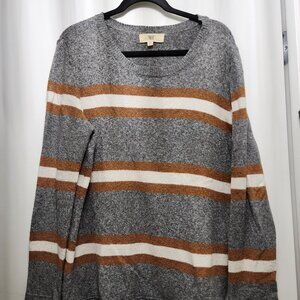 PINQUE Gina Crew Neck Sweater XL striped